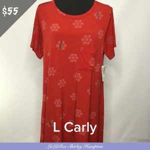 Lularoe Carly Dress - L - NWT